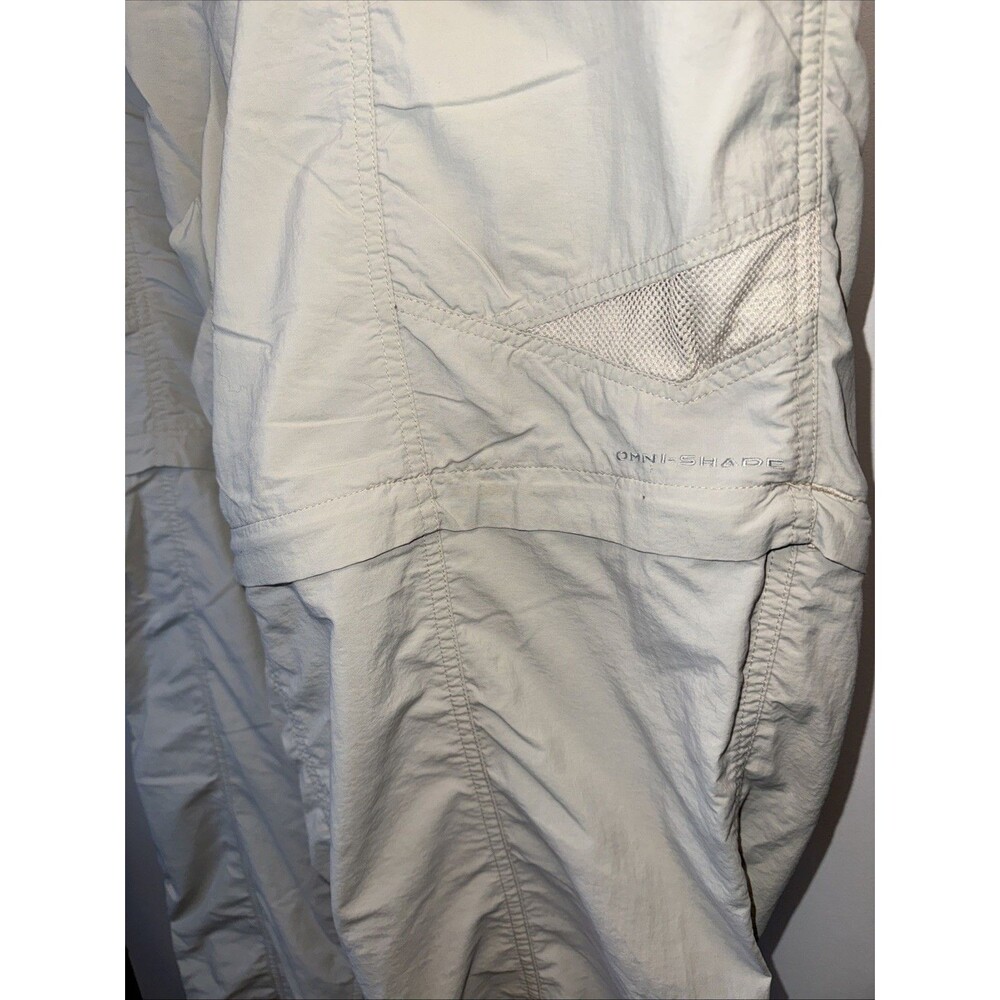 Columbia PFG Mens Lightweight Fishing Pants Beige Size XL Zip Off Convertible - Picture 4 of 10